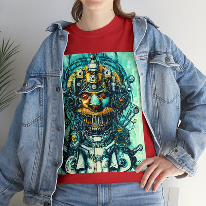 CYBERPUNK STEAMPUNK AUTON - Airt on a Shirt  - Unisex Heavy Cotton Tee - AUS