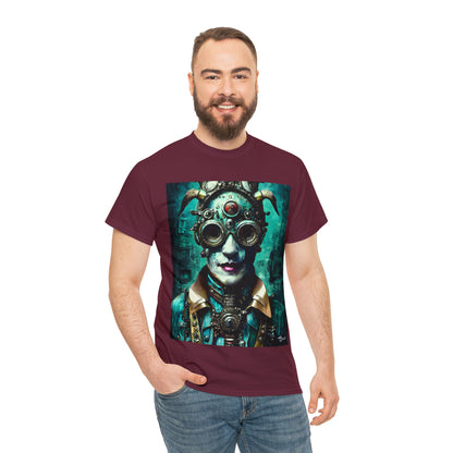 CYBER-STEAMPUNK LORD - Airt on a Shirt  - Unisex Heavy Cotton Tee - AUS