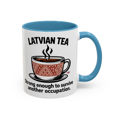 Latvian Tea Mug | Latvian Heritage & Humour Gift | BalticAF