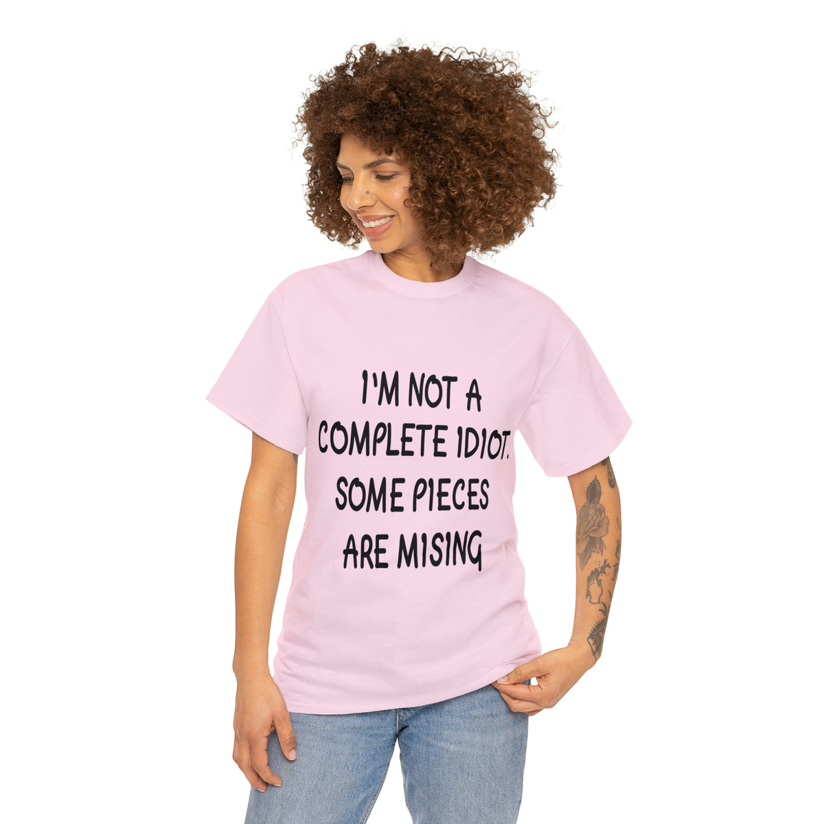 I'M NOT A COMPLETE ID*** - Unisex Heavy Cotton Tee - AUS
