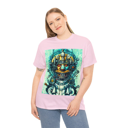 CYBERPUNK STEAMPUNK AUTON - Airt on a Shirt  - Unisex Heavy Cotton Tee - AUS