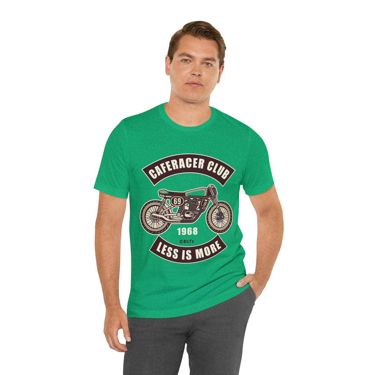 CAFE RACE CLUB Less is More - Unisex Jersey Short Sleeve Tee