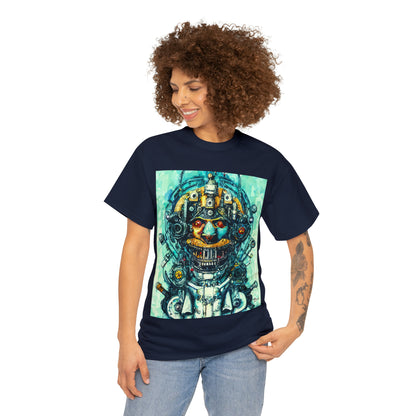CYBERPUNK STEAMPUNK AUTON - Airt on a Shirt  - Unisex Heavy Cotton Tee - AUS