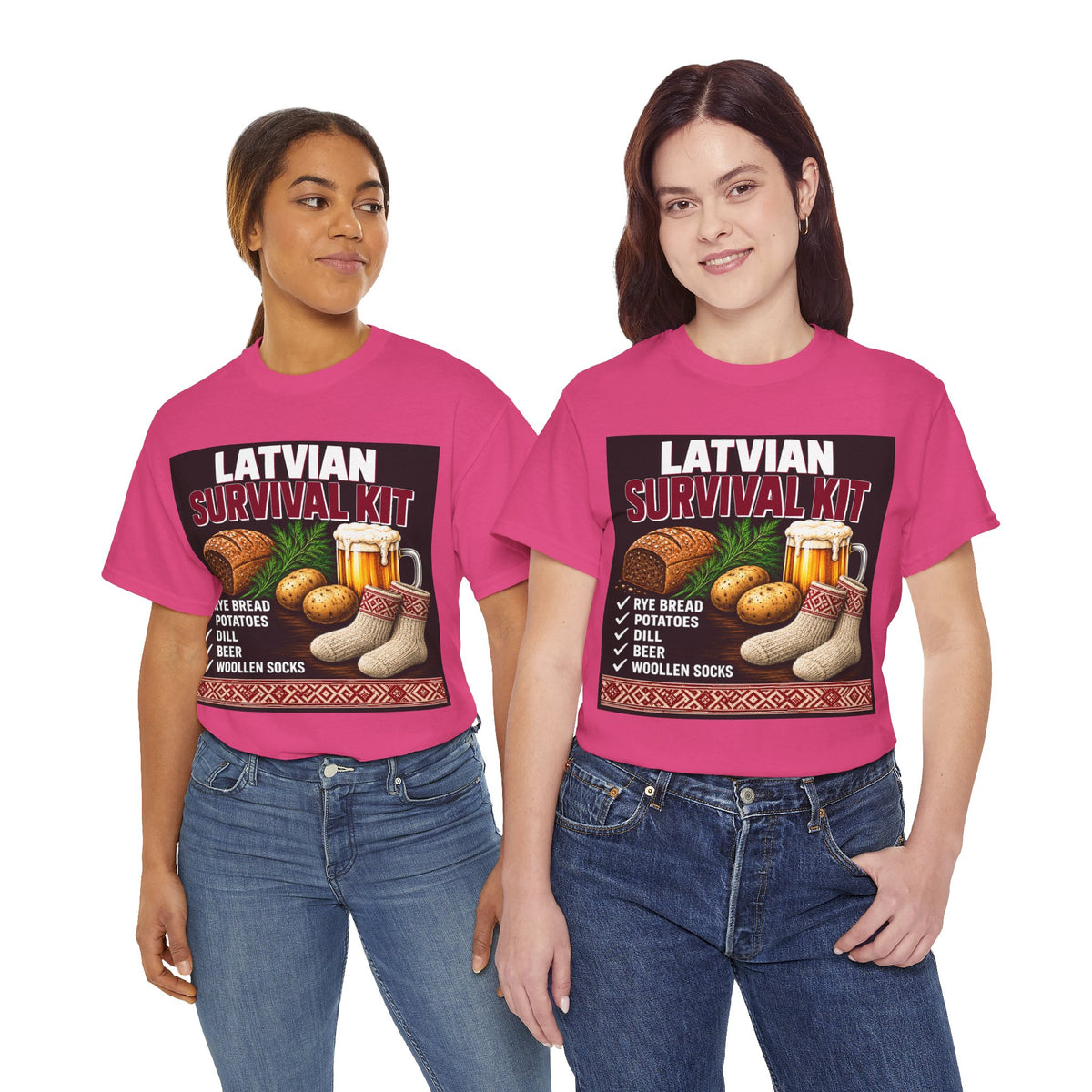 Latvian Survival Kit T-Shirt | Funny Latvian Gift | BalticAF
