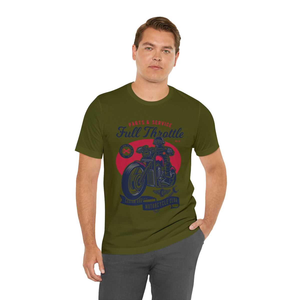 FULL THROTTLE Parts & Service - Unisex Jersey Short Sleeve Tee