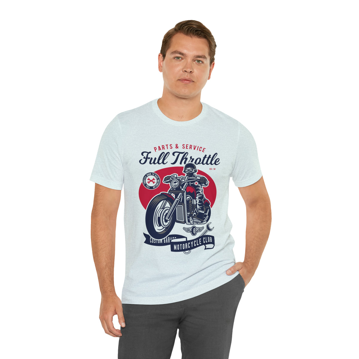 FULL THROTTLE Parts & Service - Unisex Jersey Short Sleeve Tee
