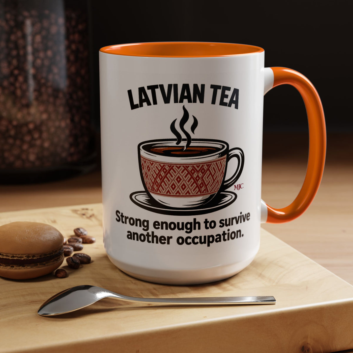Latvian Tea Mug | Latvian Heritage & Humour Gift | BalticAF