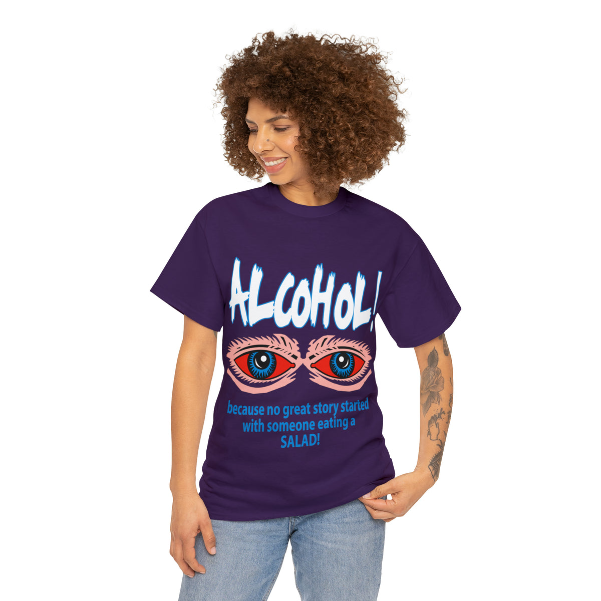 "ALC****" vs Salad - Funny Unisex Heavy Cotton Tee - AUS