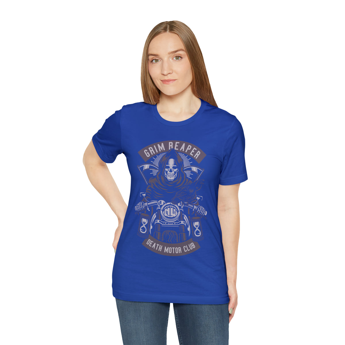 GRIM REAPER Moto Club - Unisex Jersey Short Sleeve Tee