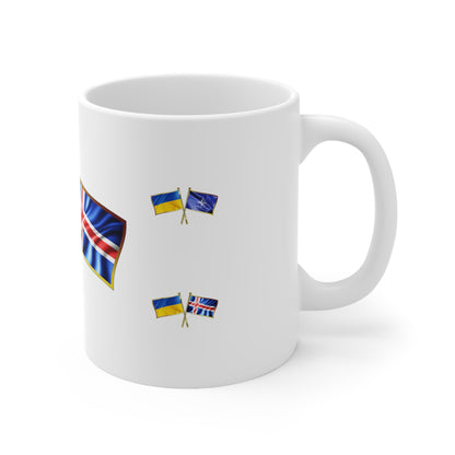 Ukrainian-Icelandic NATO Supporter Mug