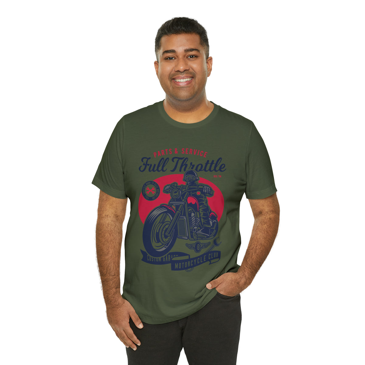 FULL THROTTLE Parts & Service - Unisex Jersey Short Sleeve Tee