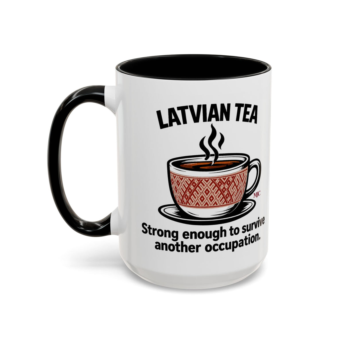 Latvian Tea Mug | Latvian Heritage & Humour Gift | BalticAF