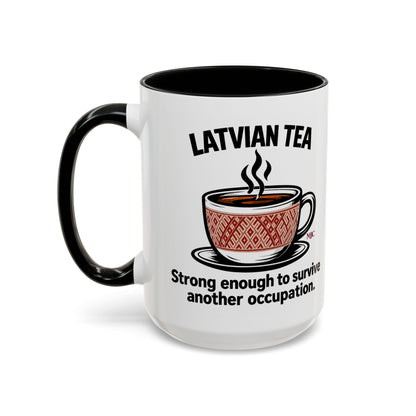 Latvian Tea Mug | Latvian Heritage & Humour Gift | BalticAF