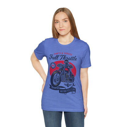 FULL THROTTLE Parts & Service - Unisex Jersey Short Sleeve Tee