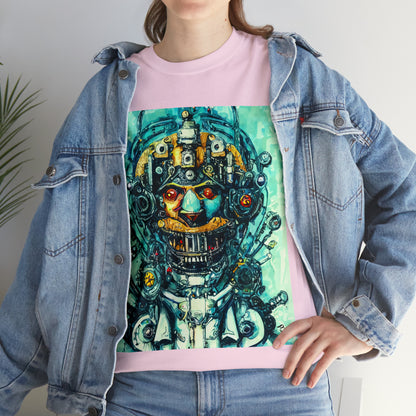 CYBERPUNK STEAMPUNK AUTON - Airt on a Shirt  - Unisex Heavy Cotton Tee - AUS