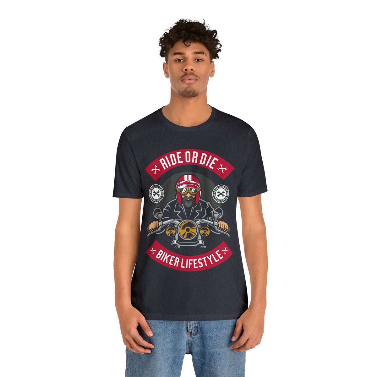 BIKER LIFESTYLE - Ride or Die - Unisex Jersey Short Sleeve Tee