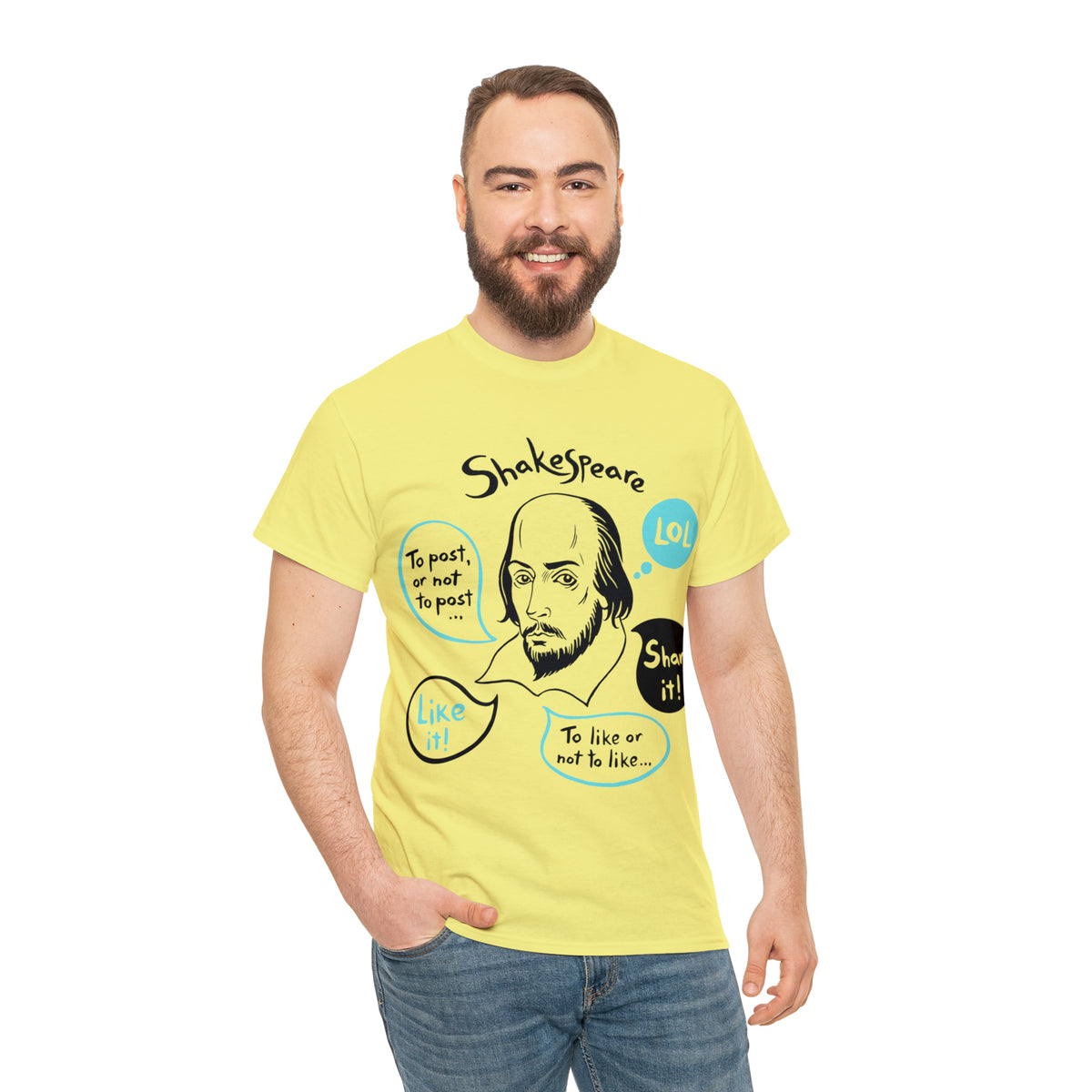 21st Century SHAKESPEARE  (light) - Unisex Heavy Cotton Tee