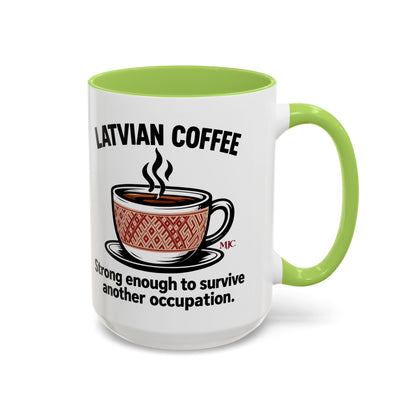 Latvian Coffee Mug | Funny Latvian Heritage Gift | BalticAF
