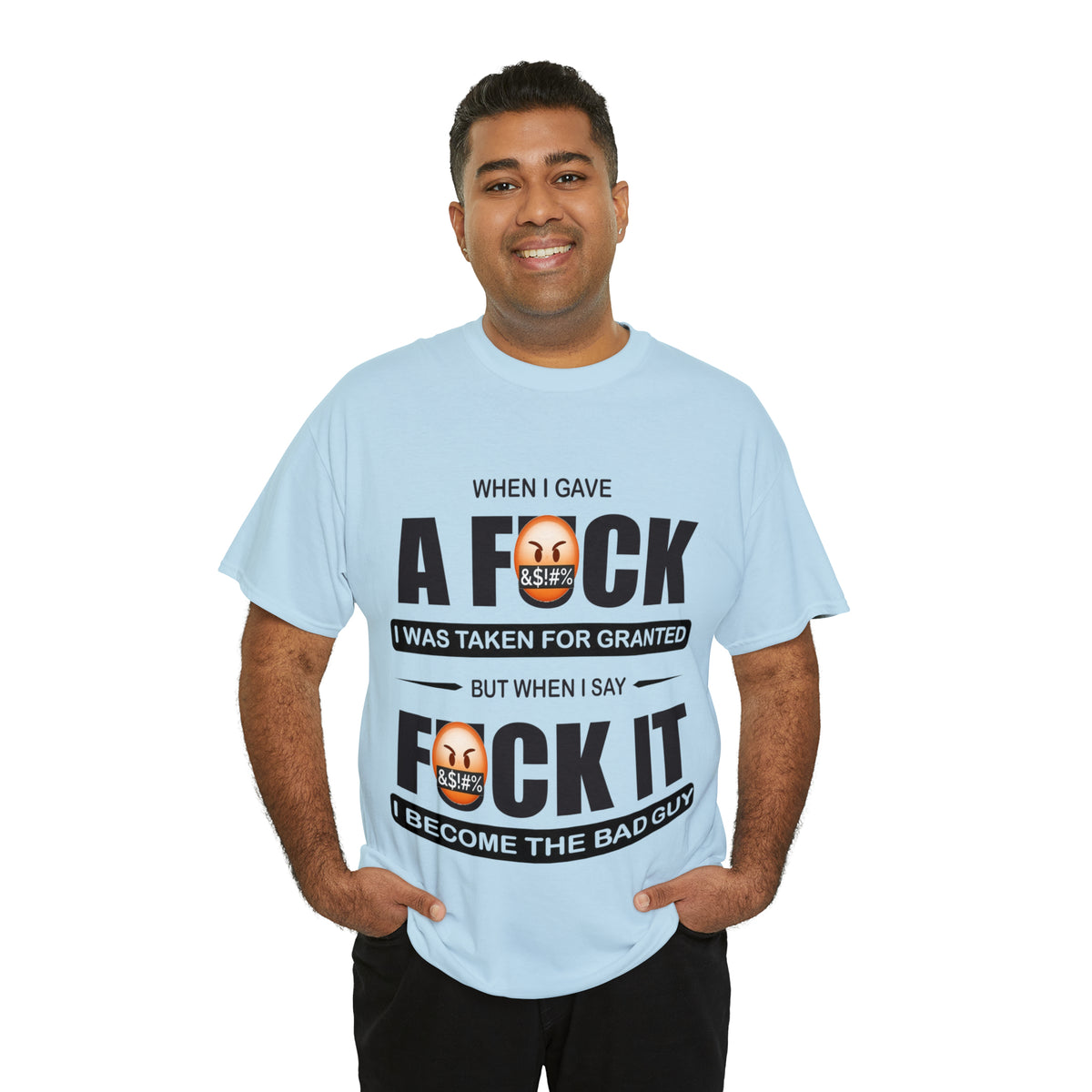 WHEN I GAVE A F***  - Funny Unisex Heavy Cotton Tee - AUS