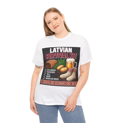 Latvian Survival Kit T-Shirt | Funny Latvian Gift | BalticAF