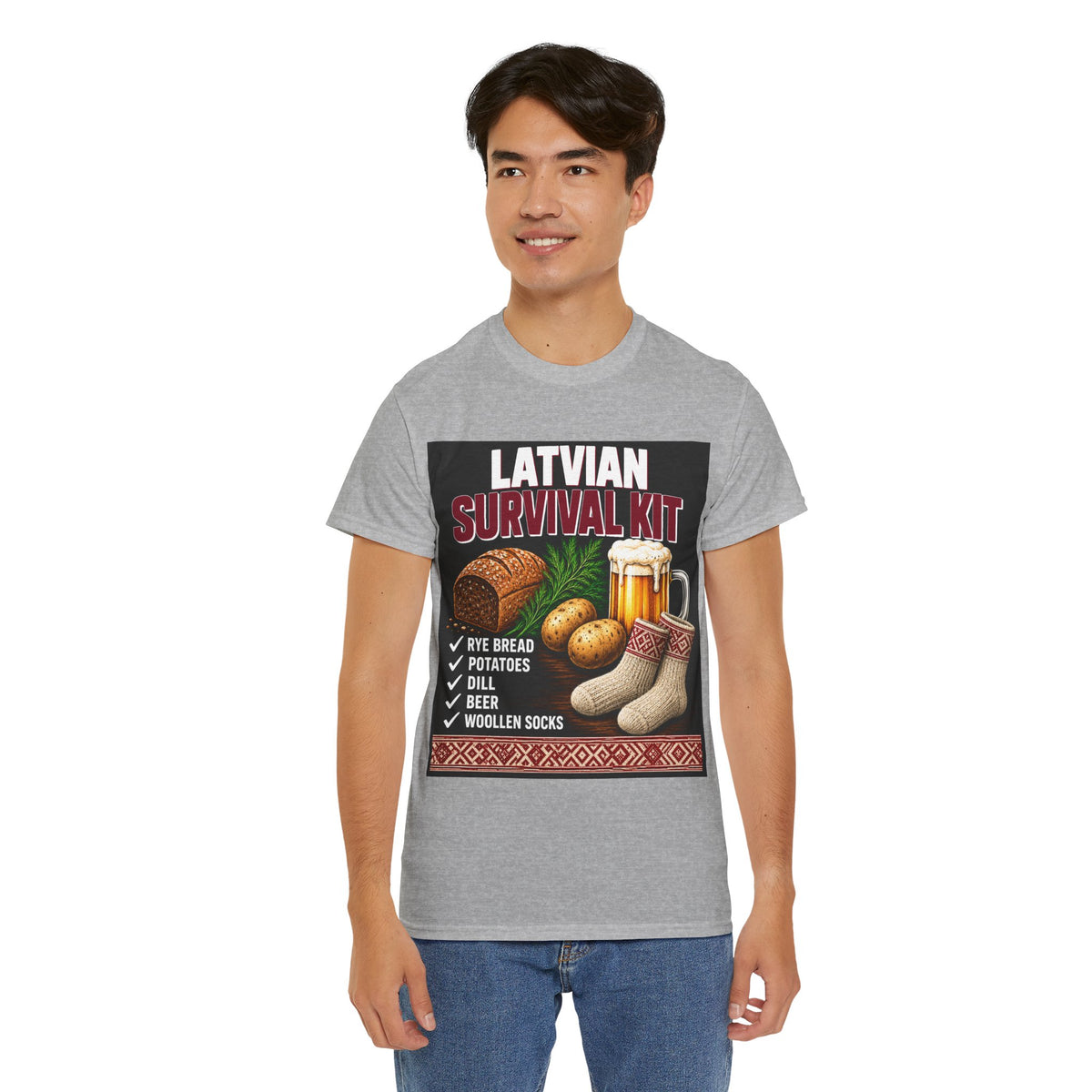 Latvian Survival Kit T-Shirt | Funny Latvian Gift | BalticAF
