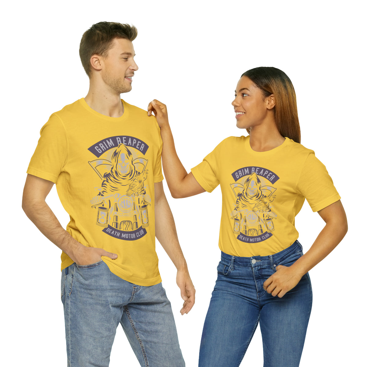 GRIM REAPER Moto Club - Unisex Jersey Short Sleeve Tee
