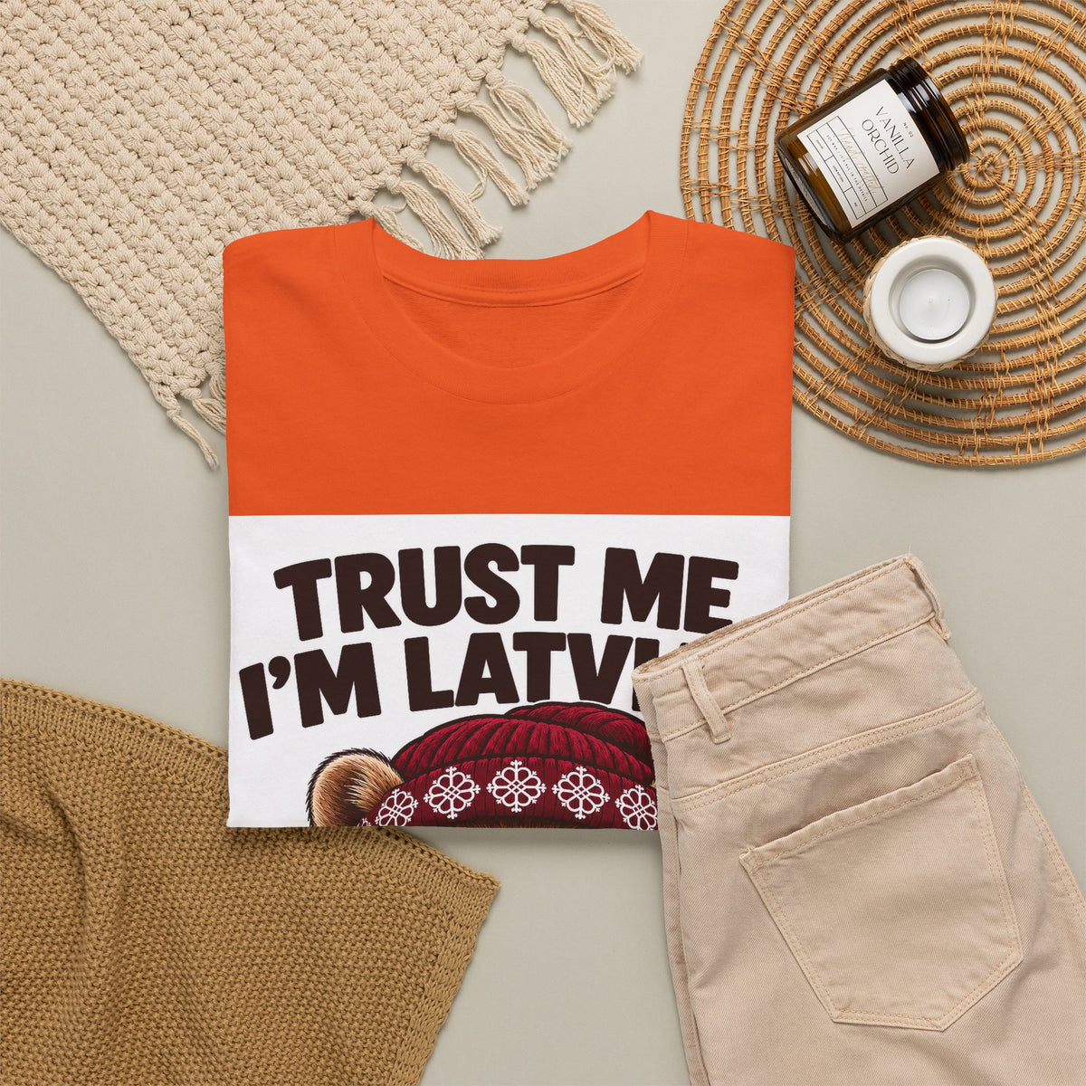 Trust Me I'm Latvian T-Shirt | Funny Pine Marten Gift | BalticAF