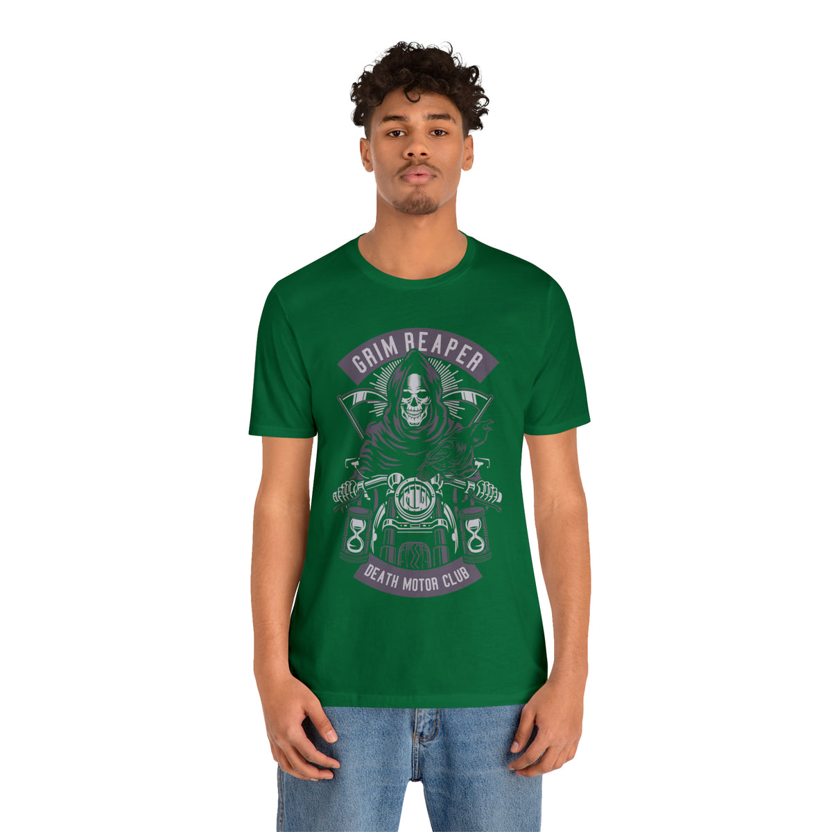 GRIM REAPER Moto Club - Unisex Jersey Short Sleeve Tee