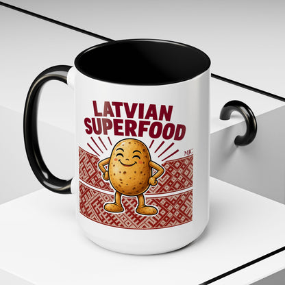 Latvian Superfood Mug | Funny Potato Gift | BalticAF