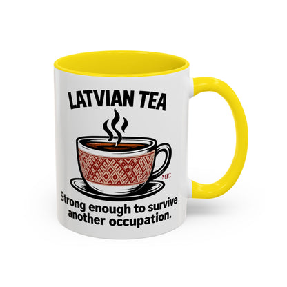 Latvian Tea Mug | Latvian Heritage & Humour Gift | BalticAF