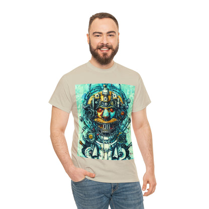 CYBERPUNK STEAMPUNK AUTON - Airt on a Shirt  - Unisex Heavy Cotton Tee - AUS