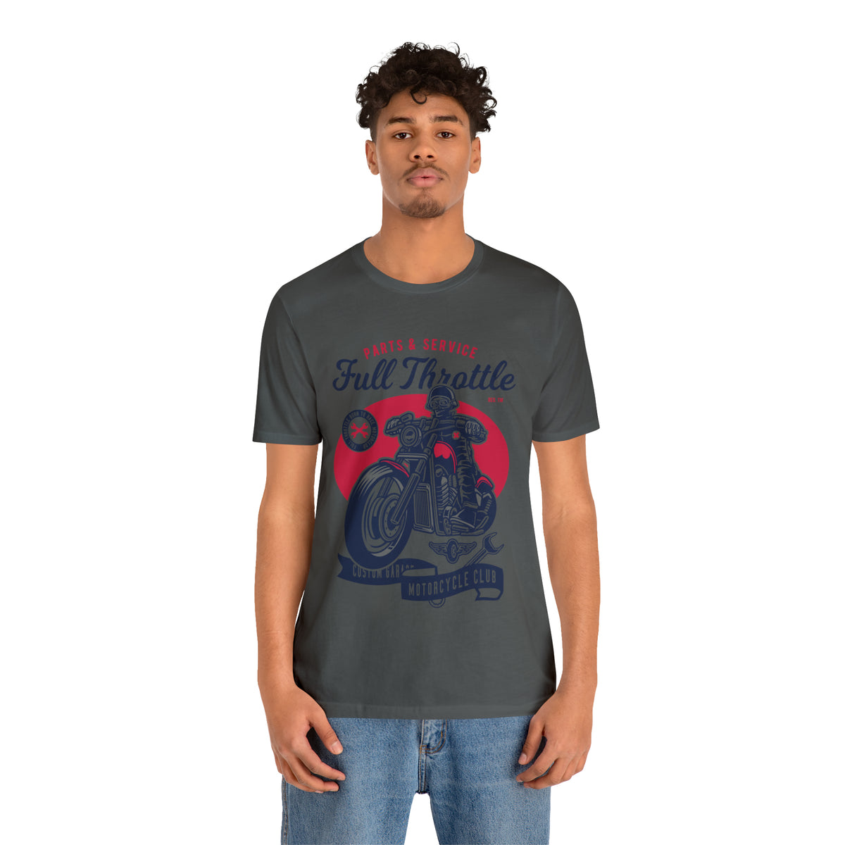 FULL THROTTLE Parts & Service - Unisex Jersey Short Sleeve Tee