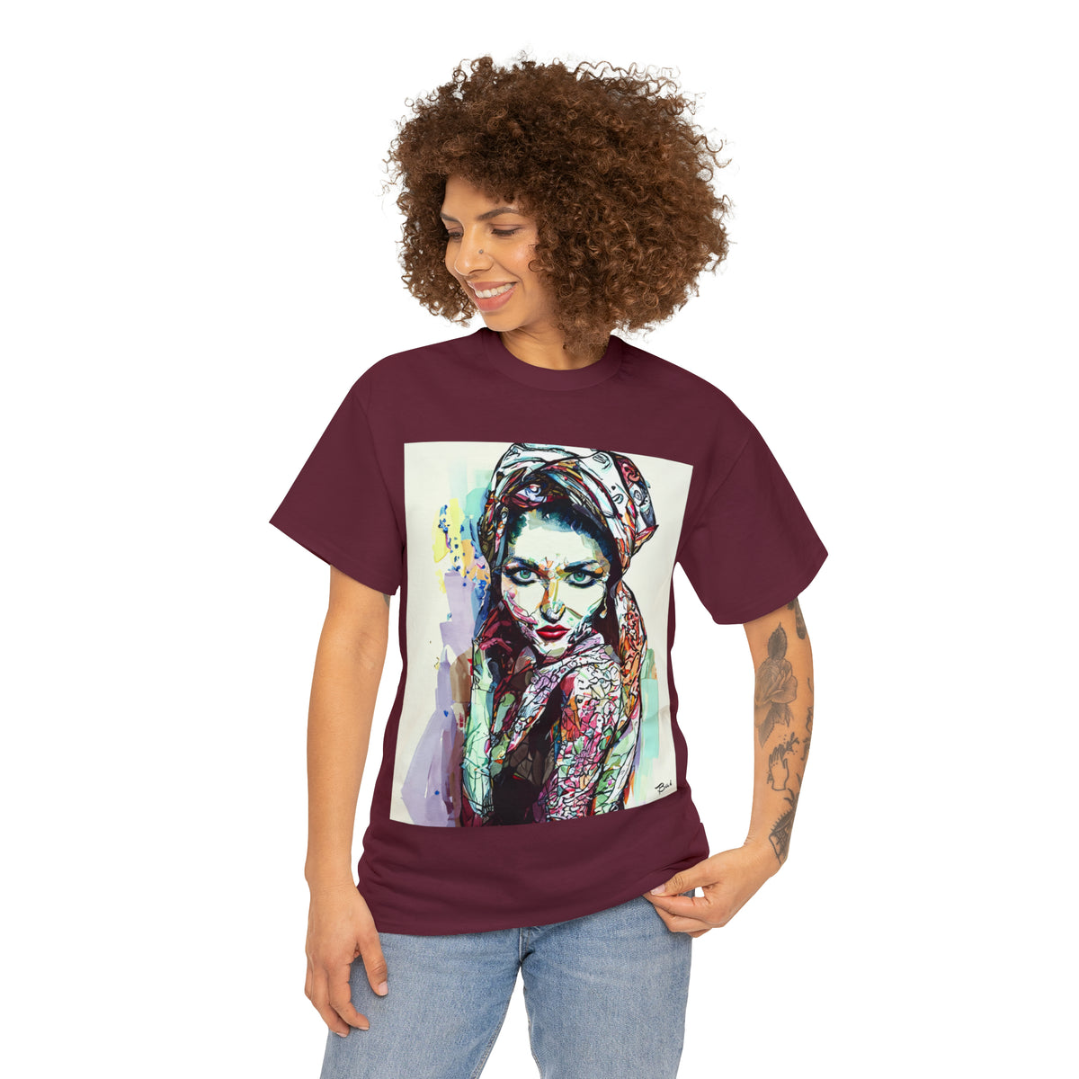 EASTERN BEAUTY - Airt on a Shirt  - Unisex Heavy Cotton Tee - AUS