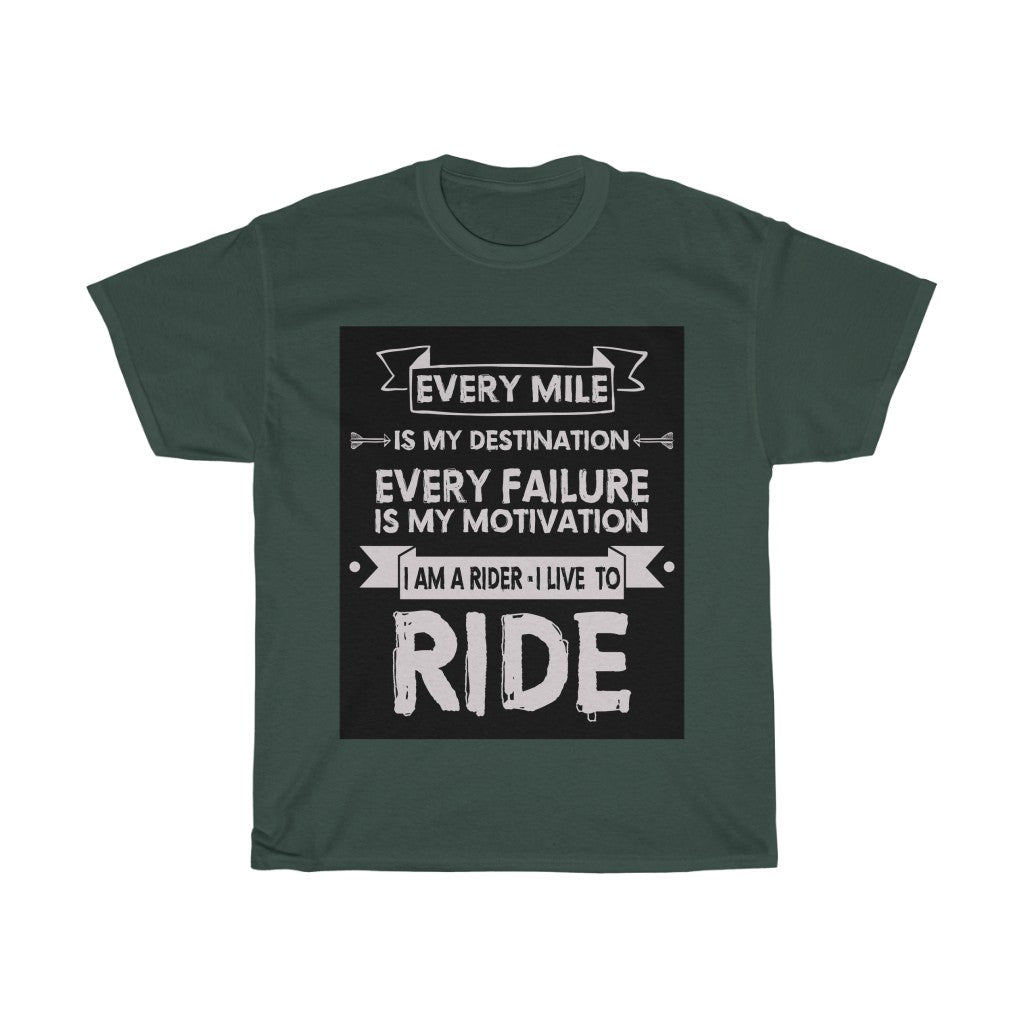 I'm a Rider I LIVE TO RIDE....- Unisex Heavy Cotton Tee