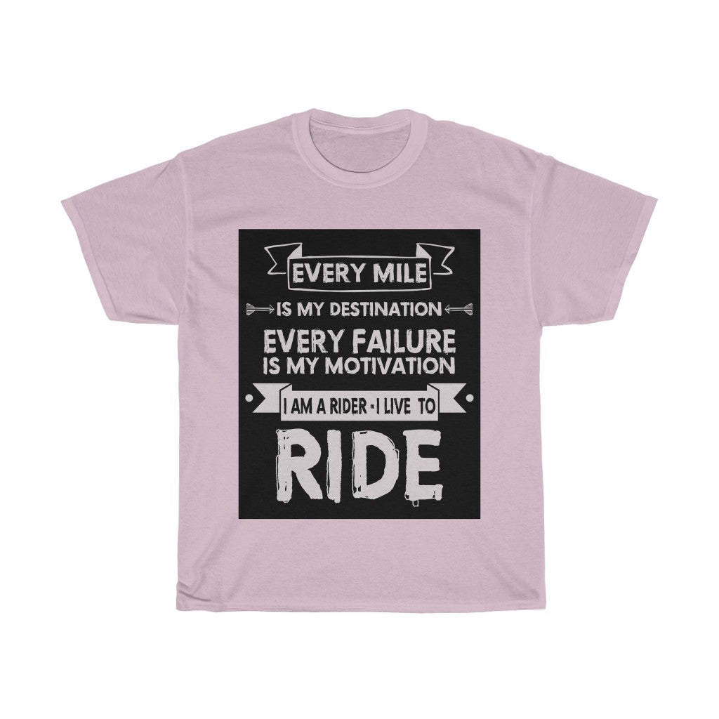 I'm a Rider I LIVE TO RIDE....- Unisex Heavy Cotton Tee