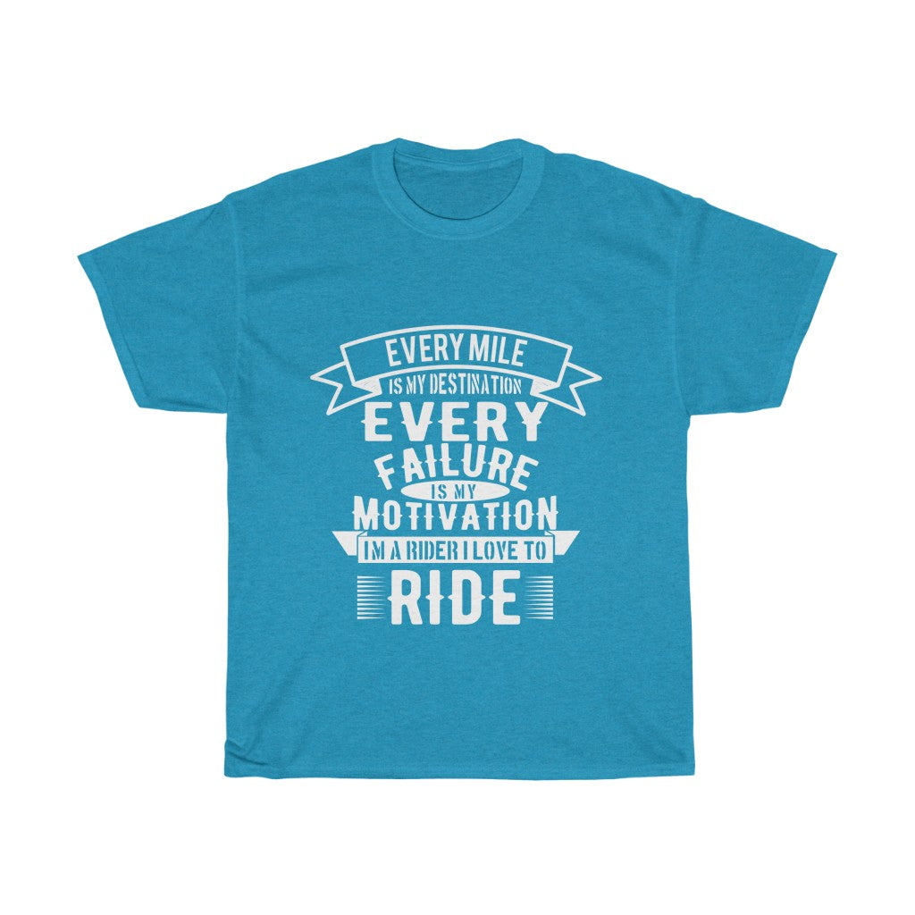 Every Mile is  MY Destination... - Unisex Heavy Cotton Tee