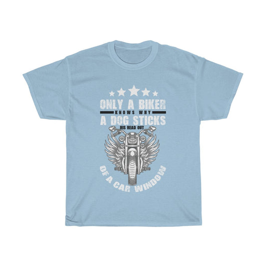 Only a BIKER Knows...- Unisex Heavy Cotton Tee