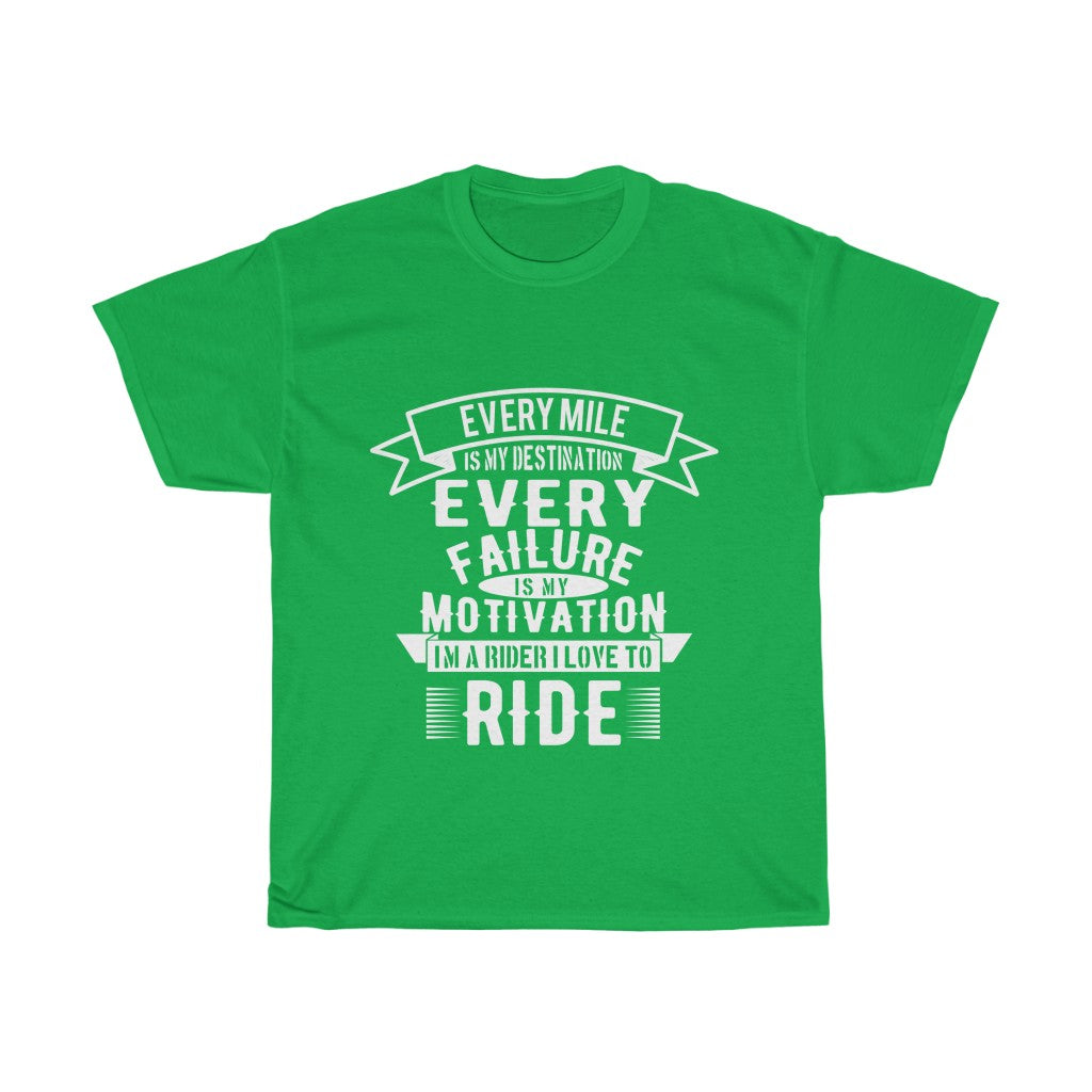 Every Mile is  MY Destination... - Unisex Heavy Cotton Tee