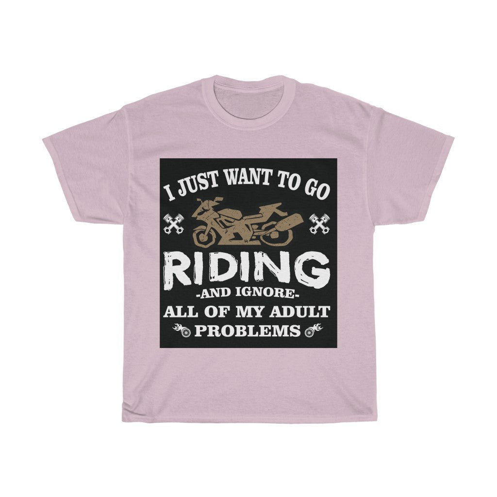 ...Forget All My ADULT PROBLEMS.- Unisex Heavy Cotton Tee