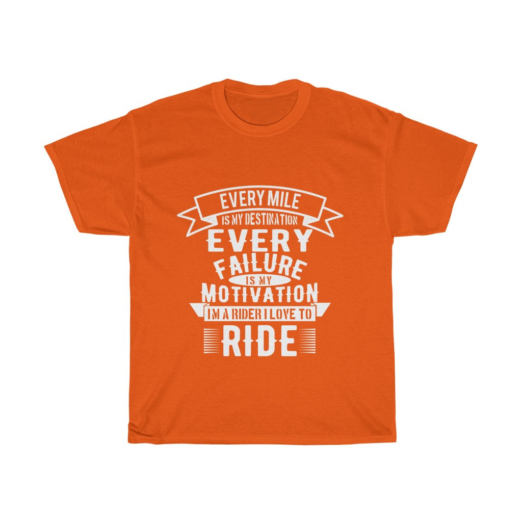 Every Mile is  MY Destination... - Unisex Heavy Cotton Tee