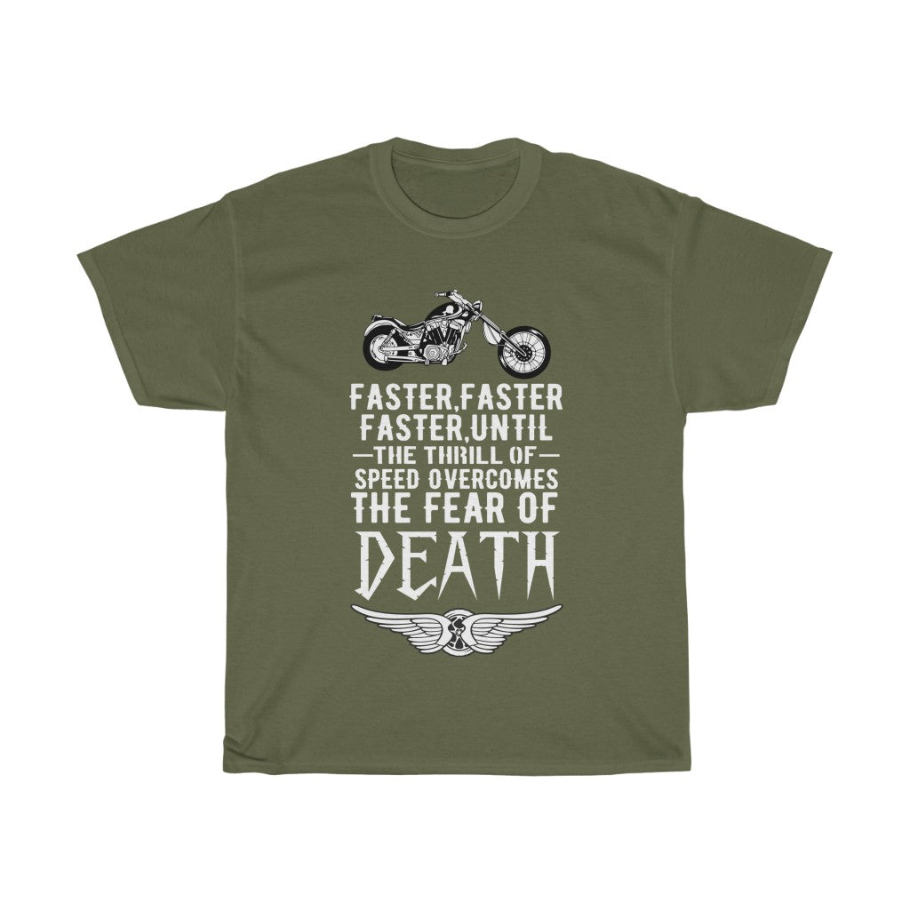 FASTER, FASTER, FASTER....- Unisex Heavy Cotton Tee