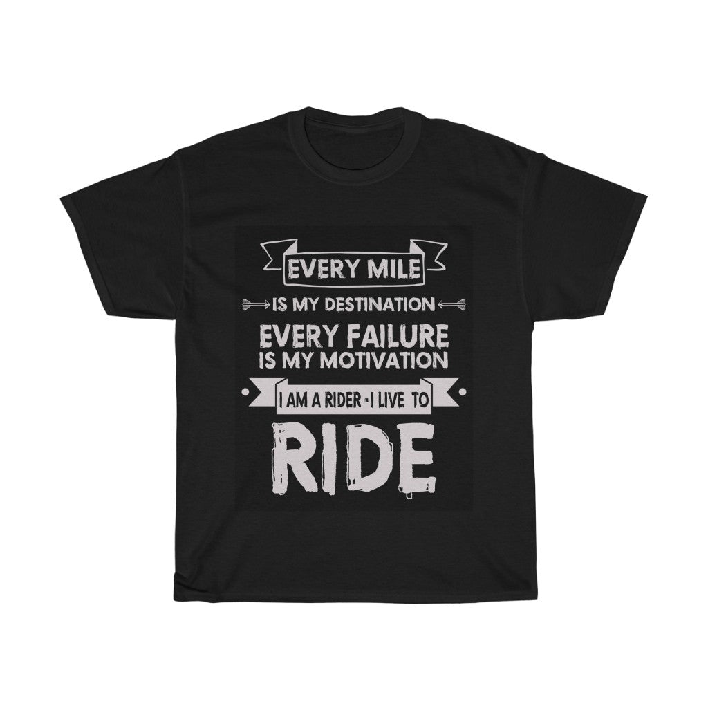 I'm a Rider I LIVE TO RIDE....- Unisex Heavy Cotton Tee
